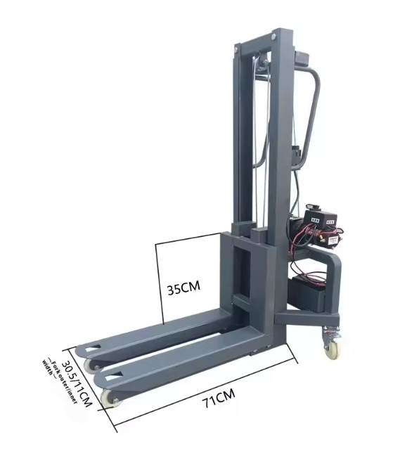 Portable 300kg Electric Pallet Stacker